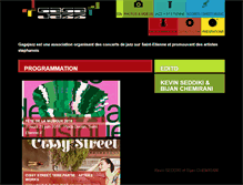 Tablet Screenshot of gagajazz.com